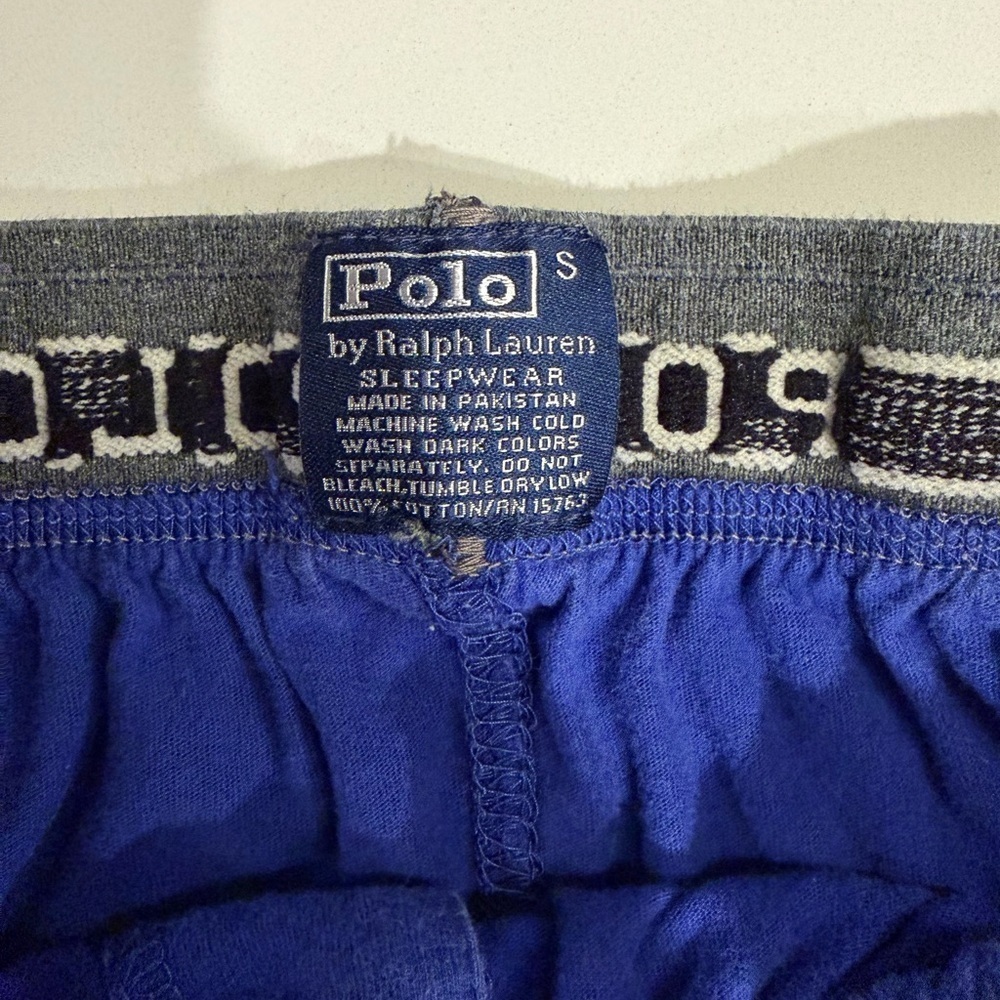 Polo Ralph Lauren Royal Blue Sleepwear Pajama Pants size Small - Picture 6 of 6